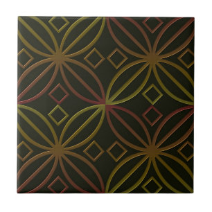 De Cerâmica Azulejo inspirado celta no design gráfico
