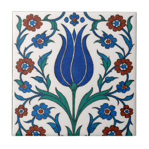 De Cerâmica Azulejo Inverso Otomano - Design Tradicional