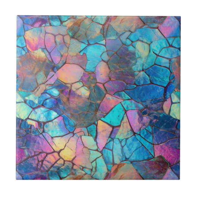 De Cerâmica Azulejo iridescente (Frente)