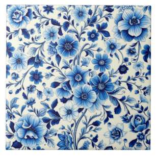 De Cerâmica azulejo jardim botânico índigo