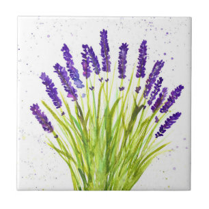 De Cerâmica Azulejo lavanda