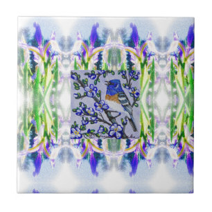 De Cerâmica Azulejo Lazuli Iris