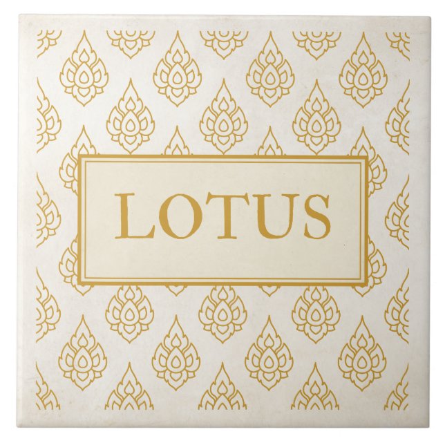 De Cerâmica Azulejo Lotus (Frente)