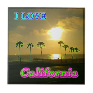 De Cerâmica Azulejo "Lovely California 2"