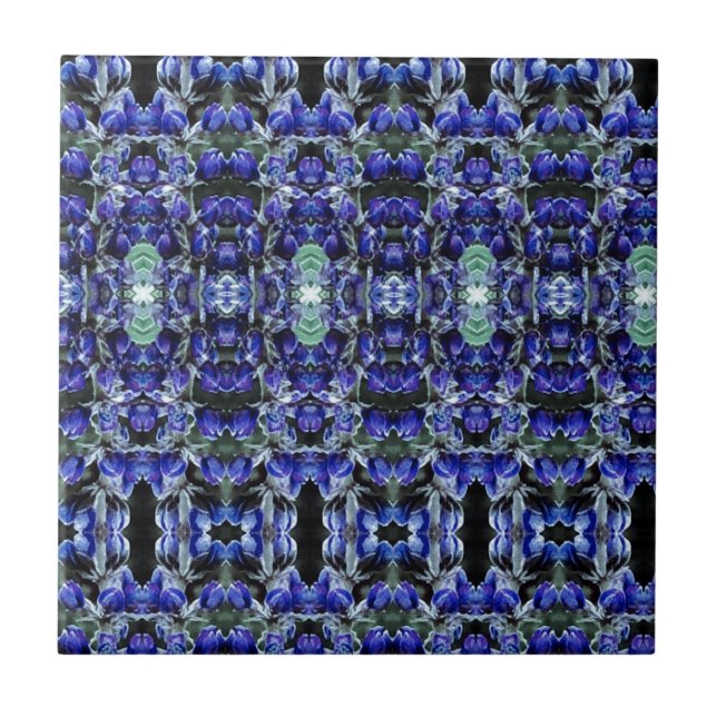 De Cerâmica Azulejo Lupine Azul (Frente)