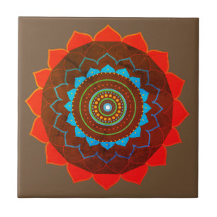 De Cerâmica Azulejo Mandala