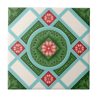 De Cerâmica Azulejo Mandala do Patrimônio Peranakan – Vibrante