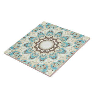 De Cerâmica Azulejo Mandala Impressão