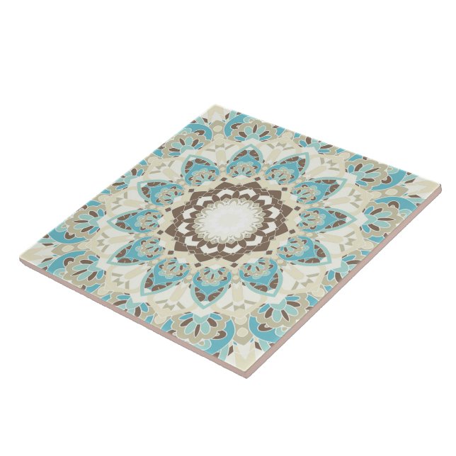 De Cerâmica Azulejo Mandala Impressão (Lateral)