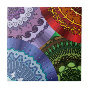 De Cerâmica Azulejo Mandalas dos Elementos