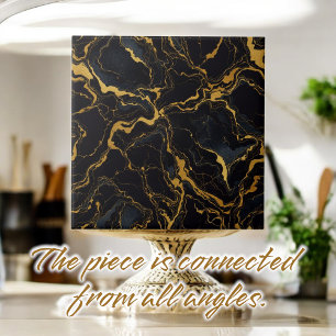 De Cerâmica Azulejo Marble da Meia-Noite