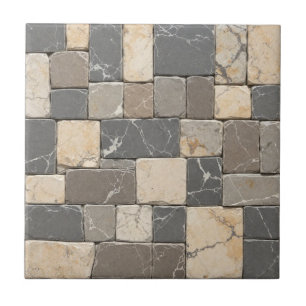 De Cerâmica Azulejo Marble Elegance Graystone