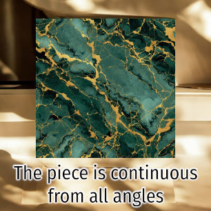 De Cerâmica Azulejo Marble Emerald Luxe