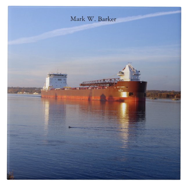 De Cerâmica Azulejo Mark W. Barker (Frente)