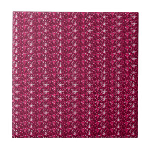 De Cerâmica Azulejo Maroon Glitter