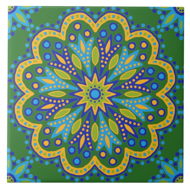 De Cerâmica Azulejo marroquino (Frente)