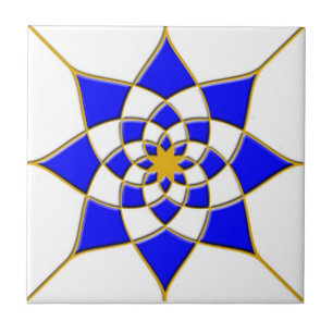 De Cerâmica Azulejo marroquino da estrela