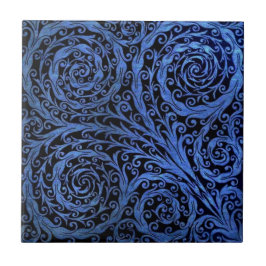 De Cerâmica Azulejo medieval/Trivet da tapeçaria