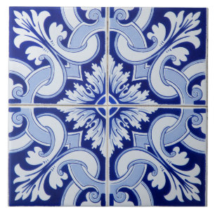 De Cerâmica Azulejo — Mediterrâneo Azul Branco