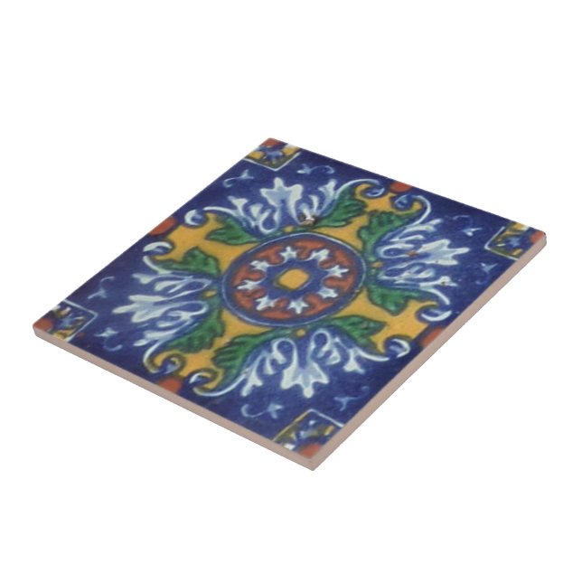 De Cerâmica Azulejo Mexicano do Estilo Talavera (Lateral)