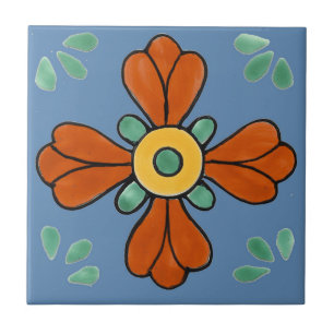 De Cerâmica Azulejo Mexicano, Flor Ocidental,