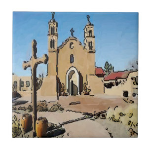De Cerâmica Azulejo Mexicano, Missão Espanhola Antiga