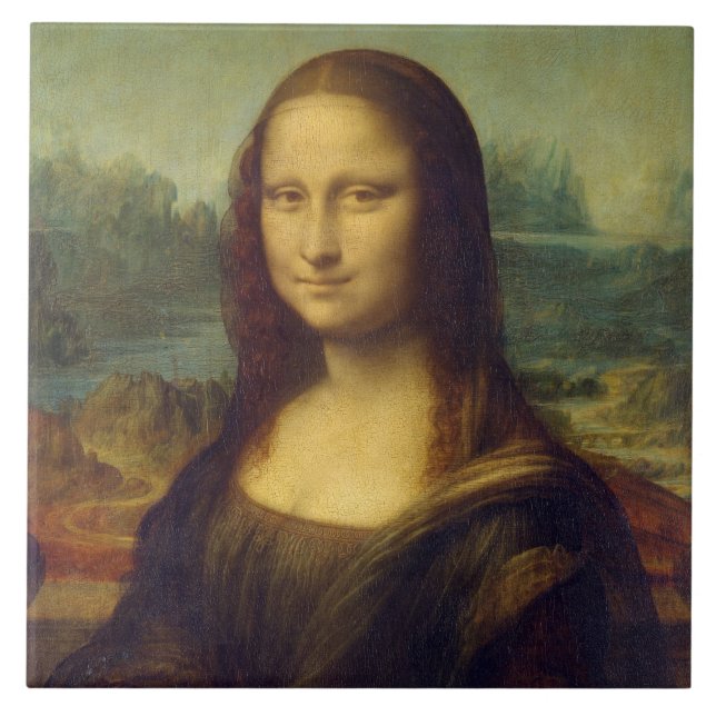 De Cerâmica Azulejo Mona Lisa (Frente)