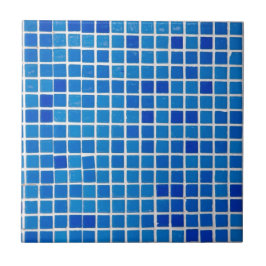 De Cerâmica Azulejo Mosaico Azul