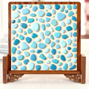 De Cerâmica Azulejo Mosaico Pebble Costal