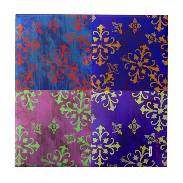 De Cerâmica Azulejo Motif (Frente)