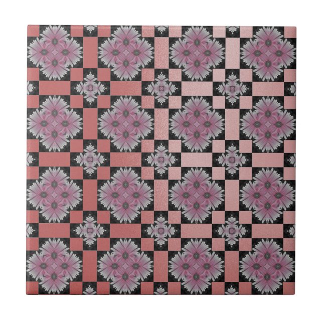 De Cerâmica Azulejo MVB Chic Gerbera Flower Pink (Frente)