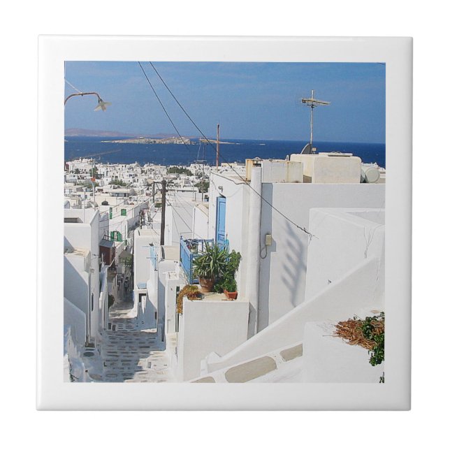 De Cerâmica Azulejo Mykonos (Frente)