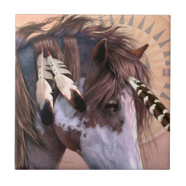 De Cerâmica Azulejo nativo da arte do espírito II