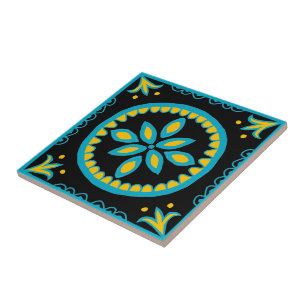 De Cerâmica Azulejo Negro Talavera