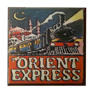 De Cerâmica Azulejo Orient Express Paris Poster