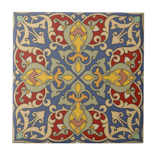 De Cerâmica Azulejo - Padrão Tradicional Arabesco