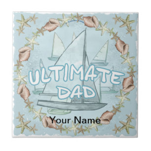 De Cerâmica Azulejo Pai Ultimate Sailboat