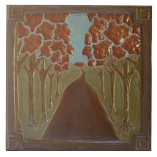 De Cerâmica Azulejo Paisagístico Craftsman