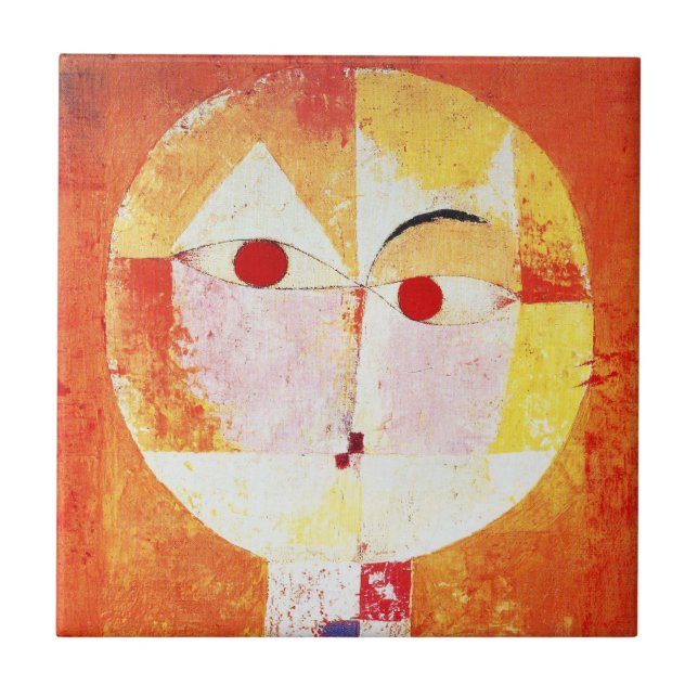 De Cerâmica Azulejo Paul Klee Senecio (Frente)