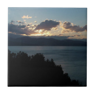 De Cerâmica Azulejo personalizado Costa del Cilento Sunrise