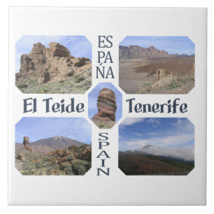 De Cerâmica Azulejo personalizado El Teide