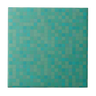 De Cerâmica Azulejo pixelated verde do mosaico