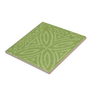 De Cerâmica Azulejo polinésio Trivets da flor do Tapa samoano