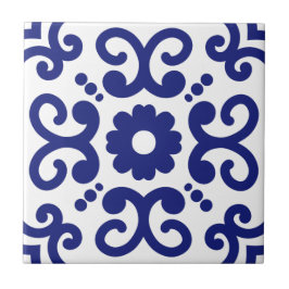De Cerâmica Azulejo Português Mediterrâneo Azul Branco 03