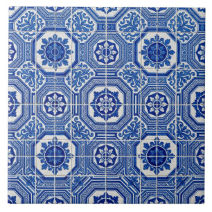 De Cerâmica Azulejo Português Tradicional