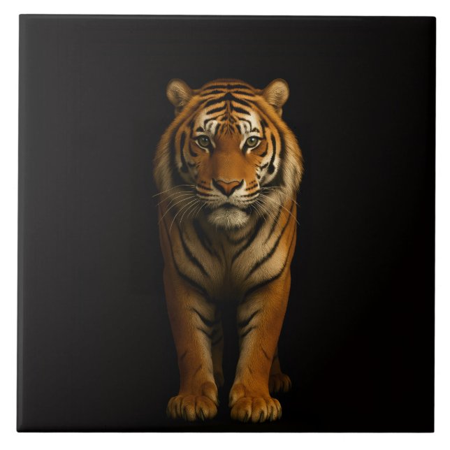 De Cerâmica Azulejo Preto 4 Luxe com Noble Tiger (Frente)