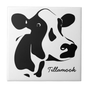 De Cerâmica Azulejo preto & branco da vaca