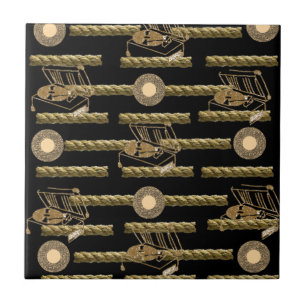 De Cerâmica Azulejo Preto Cordão do País