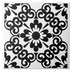 DE CERÂMICA  AZULEJO PRETO E BRANCO MODERNO
