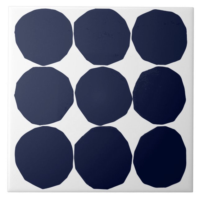 De Cerâmica Azulejo preto e branco moderno (Frente)